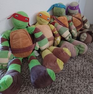 Big Ninja Turtles Plushies